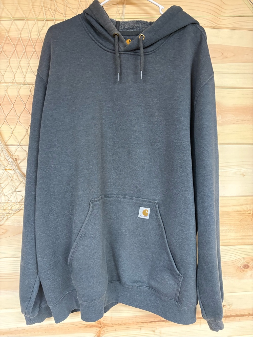 Carhartt Charcoal Gray Pullover Hooded Sweatshirt